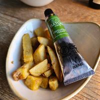 Leuk detail; lekkere vegan mayonaise at Het Heerenhuis in Wijdewormer