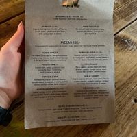 menu  at Neighbourhood in Copenhagen