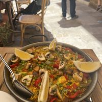 Vegan paella 🌱  at Cristal in Mallorca