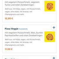 Vegan Pizzas at Milano Vice - St. Pauli in Hamburg