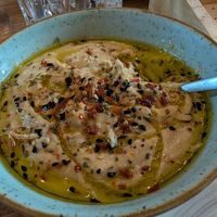 Super leckerer Hummus at Hobenköök in Hamburg