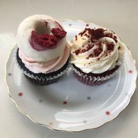 Take away cakes - both were amazing!  at Ruby's of London in Tunbridge Wells