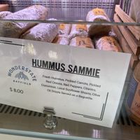 Hummus Sammie  at Wonderstate Coffee - Bayfield in Bayfield