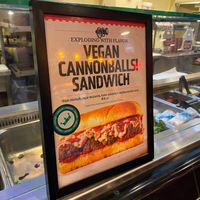 Vegan Cannonballs Sandwiches at Earl of Sandwich - Planet Hollywood in Las Vegas