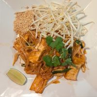 Pad Thai (no egg or fish sauce) at Wild Tiger Thai in Vancouver