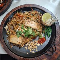 Pad thai tofu at Manaw in Mexico City