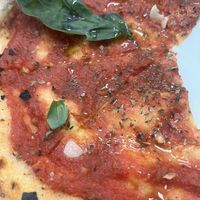 Pizza marinara, tomatoe Sauce super fruity   at Insano in Lisbon