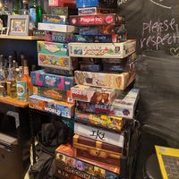 Boardgames at Cafe LA in Osaka