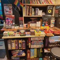 Board games at Cafe LA in Osaka