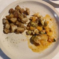 Batata provençal com legumes at Palheiro in Rio De Onor