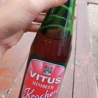 Very very sweet raspberry lemonade at Donaublick Imbiss - Kiosk in Korneuburg