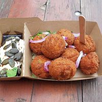 Pumpkin falafel at Donaublick Imbiss - Kiosk in Korneuburg