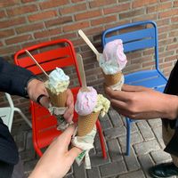 Yummy ice cream!  at Frosty's in Enschede