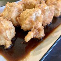 Fried tofu with tasty soy sauce  at Jungle in Hobart