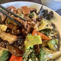 Blank pepper veg duck  at Jungle in Hobart