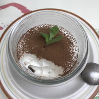 Tofu tiramisu  at Plantude 플랜튜드 in Seoul