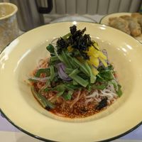 Spicy somen at Plantude 플랜튜드 in Seoul