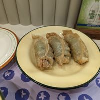 Dumplings that come with the somen at Plantude 플랜튜드 in Seoul