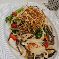 Spicy pasta with vegetables at Plantude 플랜튜드 in Seoul