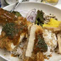 I wish the tofu was marinated and had more flavor   at Plantude 플랜튜드 in Seoul