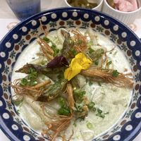Creamy sea trumpet tteokbokki  at Plantude 플랜튜드 in Seoul