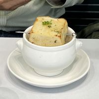 Mushroom soup and bread   at Plantude 플랜튜드 in Seoul