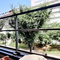 View from the terrace at Flowers Bake & Ice Cream in Tachikawa