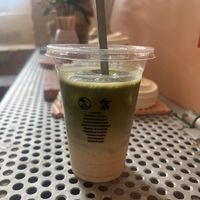 Matcha  at The Bagel Hole in Valletta