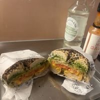“The vegan"  at The Bagel Hole in Valletta