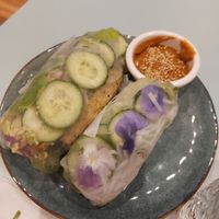 Summer rolls with 5 spice tofu at Baguette Me Not in Karrinyup