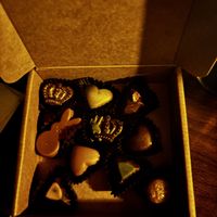 Excuse the poor lighting. These were (almost) as wonderful to look at as they were to eat    at Chocolita in Flagstaff