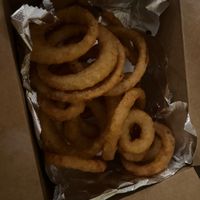 Onion rings  at The Veganish - Cloud Kitchen in Saskatoon