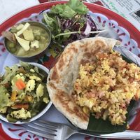 Daily Set 100THB  at Lamai Veggie in Koh Samui