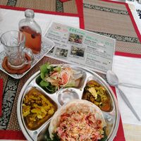 daily set at Lamai Veggie in Koh Samui