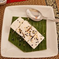 Coconut and lime slice at Lamai Veggie in Koh Samui