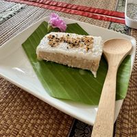 Raw lime coconut slice! 👌  at Lamai Veggie in Koh Samui