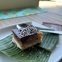 Delicious dessert  at Lamai Veggie in Koh Samui