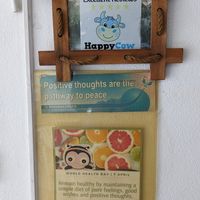 Poster at Lamai Veggie in Koh Samui