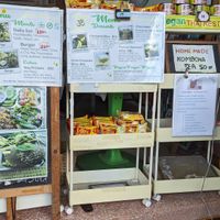 Cafe seating at Lamai Veggie in Koh Samui