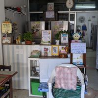 Cafe signs at Lamai Veggie in Koh Samui