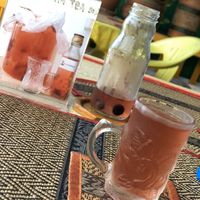 Fresh home brewed kombucha!  at Lamai Veggie in Koh Samui