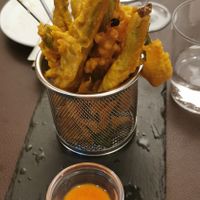 Green beans tempura at Coupage 51 in Porto