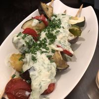 Veggie skewers   at Coupage 51 in Porto