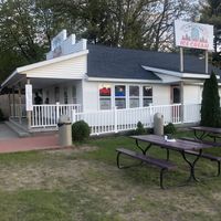 Outdoor seating   at Timbertown Ice Cream in Lewiston