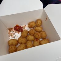 free tatter tots when you sign up to their loyalty scheme  at SushiDog - Seven Dials in London