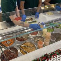 Sushi roll being built!  at SushiDog - Soho in London