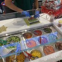 Sushi roll being built!  at SushiDog - Soho in London