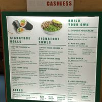 Menu  at SushiDog - Westfield in West London