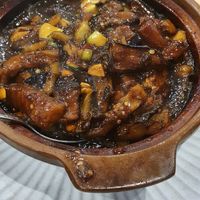 Claypot spicy eggplant at Vegify in Knoxfield