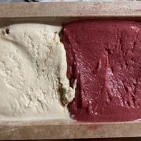 Lotus and berries ice cream (375 grams, delivery)  at Otello - אוטלו - Einstein St in Tel Aviv